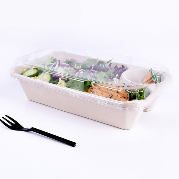 Prep & Savour Dedrian 32 oz Clear PET Plastic Salad Container with