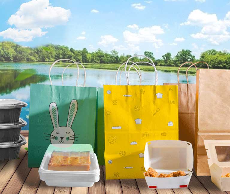 Buy Wholesale China Fast Food Packaging Biodegradable Disposable