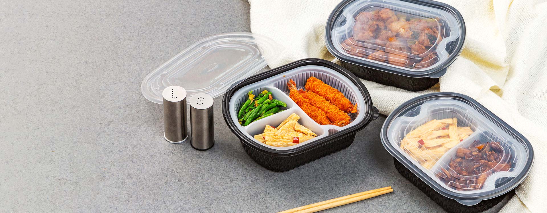 Eco 3 Compartment Plastic Food Containers with Lid Takeaway Microwave Meal  Prep Containers Packing Bento Lunch Box - China Lunch Box and Plastic Lunch  Box price