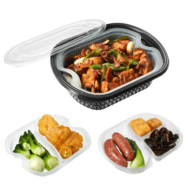 Disposable Plastic Food Packaging Lunch Box Round &Rectangle Meal Prep Food  Container - China Food Packaging and Customize Container price