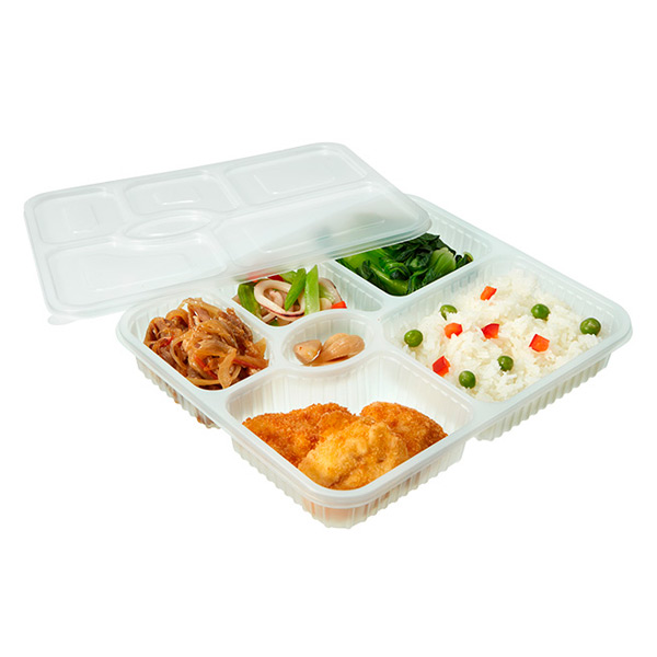 Restaurant Food Packaging Bento Boxes Wholesale Compartment Lunch Box  Plastic With 4 5 6 Compartments - Buy Compartment Bento Box Plastic,Bento  Boxes