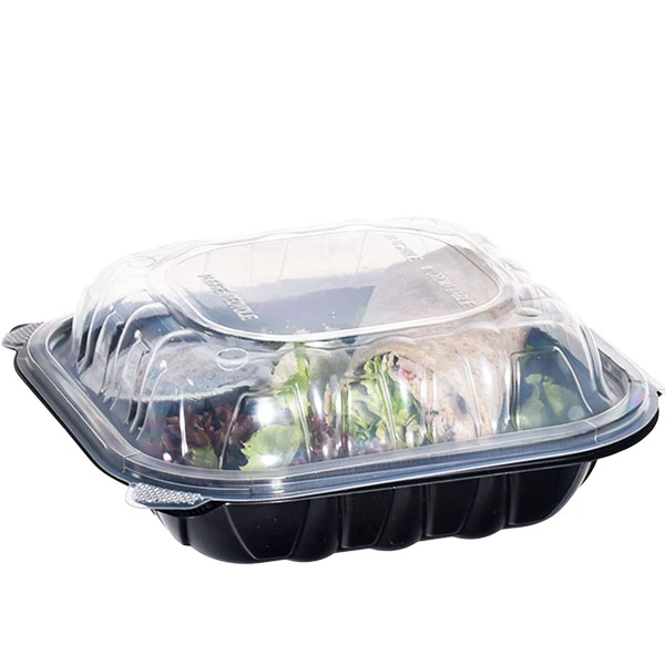 Wholesale Mr. Handy 20pc Food Container Set- 28oz BLACK W/ CLEAR LID